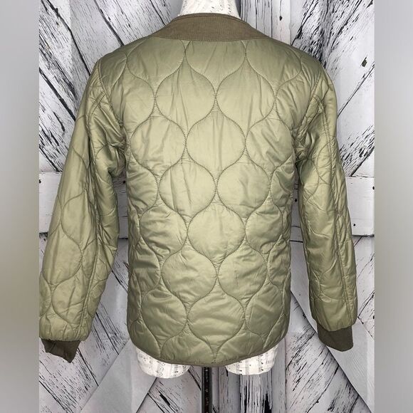 ZARA Reversible Quilted Jacket “Unbreakable Thinking” Size S - Picture 5 of 8